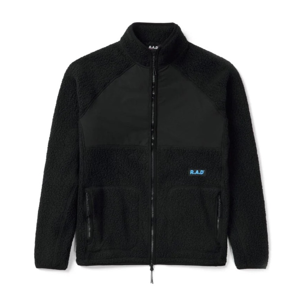 R.A.D POLARTEC® FULL-ZIP FLEECE OFF BLACK
